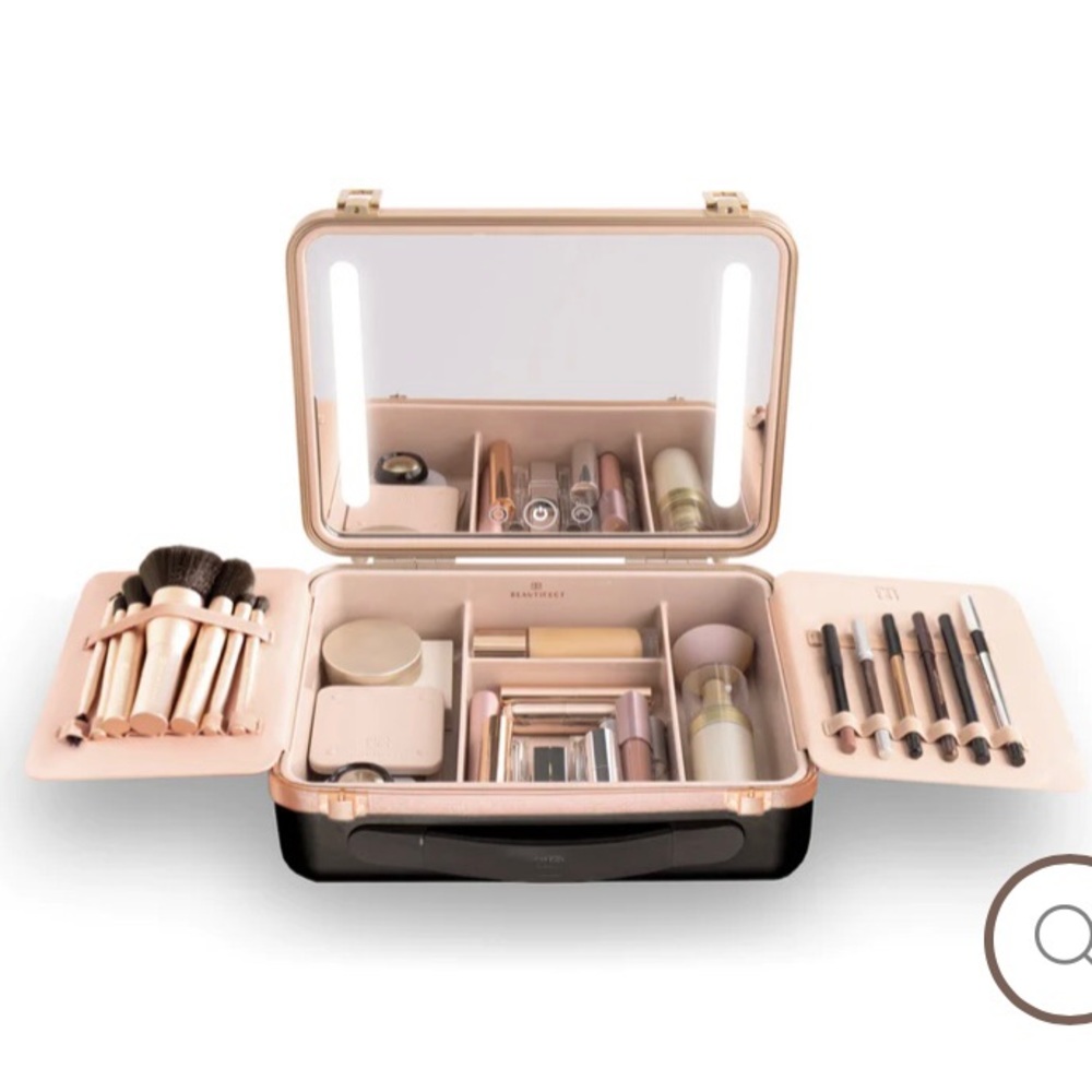 Limited Edition Luxury Gloss LED Beautifect Box💡✨Travel Vanity Make-Up Case